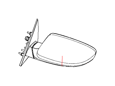 2012 Chrysler 300 Car Mirror - 1TK87HBVAG