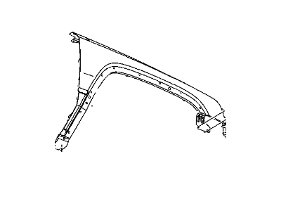 Jeep 68058484AA FENDER Front