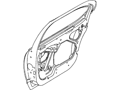 Chrysler 4646441 DOOR Rear