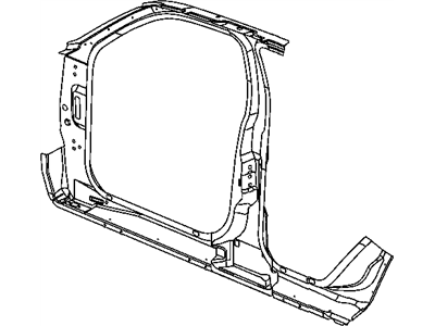 Mopar 5142293AE Panel Bodyside Aperture Front Outer
