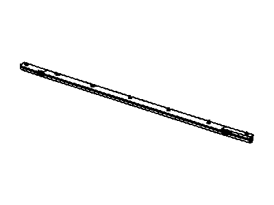 Mopar 68040220AB Weatherstrip Hood To Radiator Hood Mounted