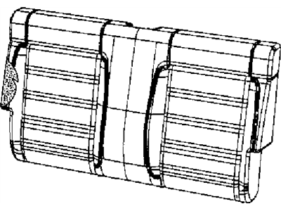 Jeep 68002963AA FOAM Seat Back