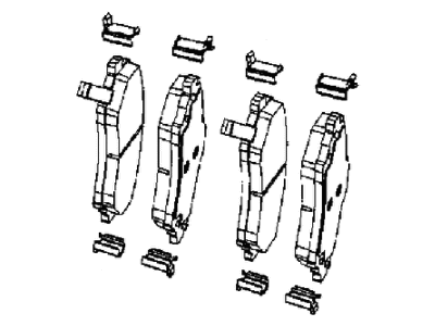 Jeep Brake Pad - 68518750AA