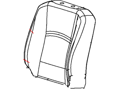 Ram 5MV65LU7AA COVER Front Seat Back