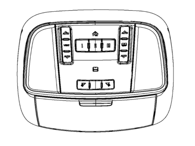 Dodge 7BG331DAAA CONSOLE Overhead