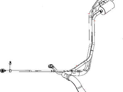 Dodge 68146423AA TUBE Fuel Filler