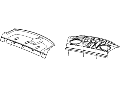 Mopar RC35WL8AE Panel Shelf