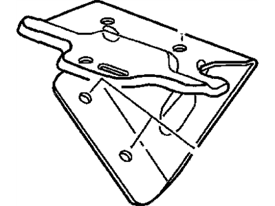 Dodge 55359006AE SUPPORT Battery Tray