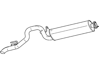 Mopar 52101120AD Muffler & Pipe