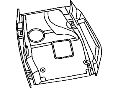 Dodge Ram 2500 Center Console Base - 1BP561J8AB