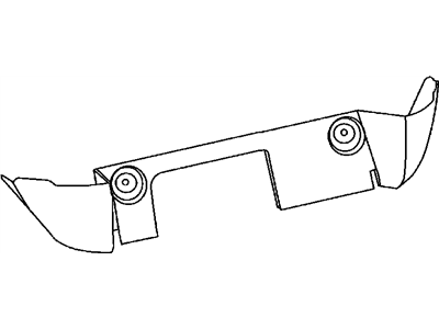 Dodge 1BP57XDHAB PANEL Floor Console