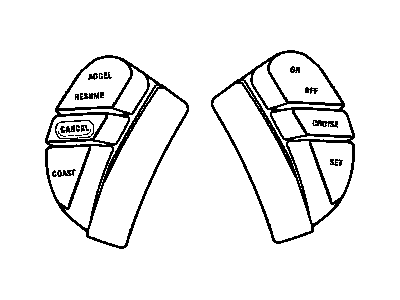 Mopar 5026007AA On/Off Switch, Driver Side