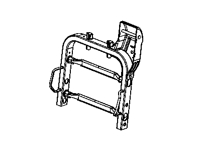 Dodge 68049980AA FRAME Rear Seat Back