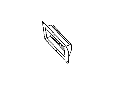 Chrysler MB918156 DUCT Rear Ventilator