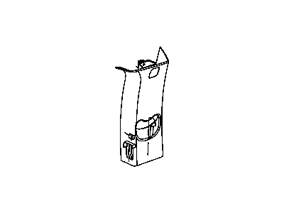 Jeep 1BU34BDAAB MOLDING C Pillar