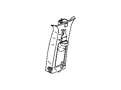 Jeep 1DP51BDAAB MOLDING B Pillar