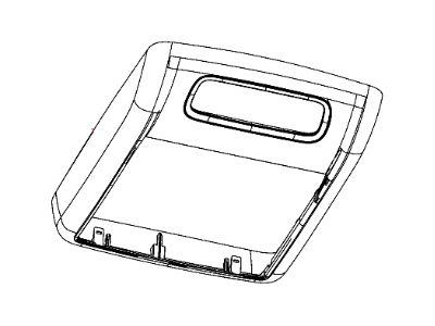 Dodge 1NR11HDAAA BEZEL Overhead Console