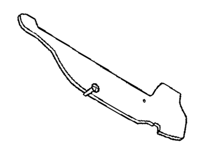 Dodge 55275657AA SEAL Fender To Cowl