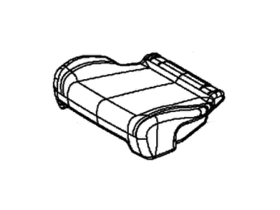 Dodge 5RW74DX9AA COVER Rear Seat Cushion 2nd Row