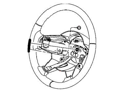 Jeep Commander Steering Wheel - 5JZ04XDVAC