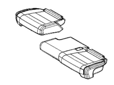 Jeep 7FB12LA3AA COVER Rear Seat Cushion