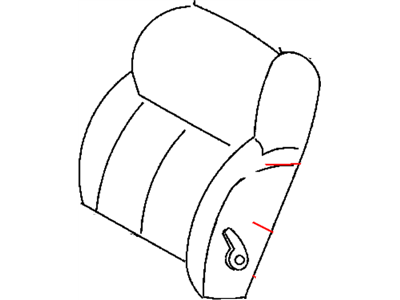 Dodge XE981DVAA COVER Seat Back