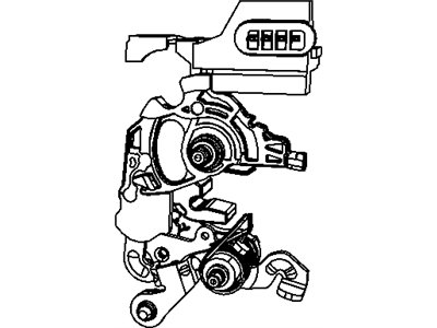 Jeep Wrangler Door Lock Actuator - 4589276AE
