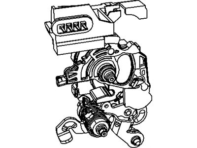 Jeep 4589277AE LATCH Front Door Power Lock See Illustration 140 for Clips