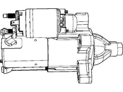 Jeep Wrangler Starter Motor - R4801850AA