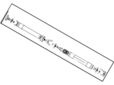 2014 Ram 5500 Drive Shaft - 52123412AA