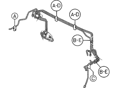 Dodge Stratus Brake Line - MR370629