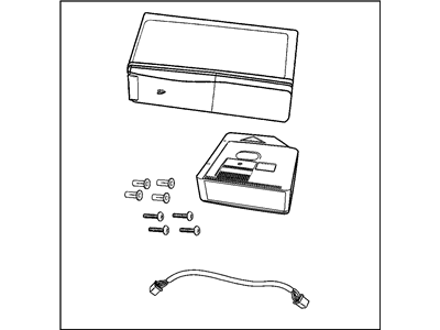 Jeep 82207521 PLAYER KIT CD Changer - 10 Disc