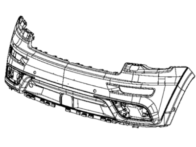 2020 Jeep Grand Cherokee Bumper - 68423985AA