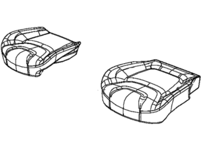 Jeep 5RA19DX9AA COVER Front Seat Cushion