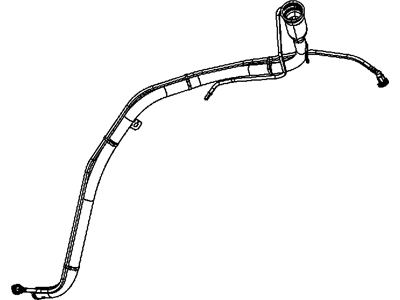 Jeep 68166255AA HOSE Vapor Canister Purge