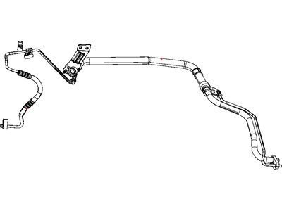 Ram 4500 A/C Hose - 68186691AC