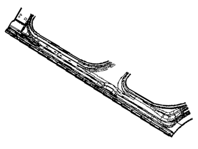 Mopar 5016530AD Panel Package Bodyside Sill
