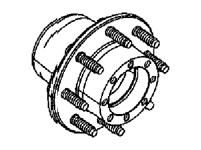 Mopar 5096145AA Stud, Rear