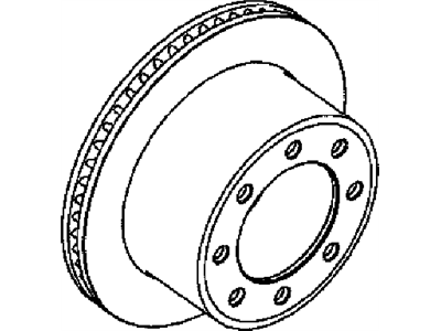 Dodge 52010144AA ROTOR Brake Rear
