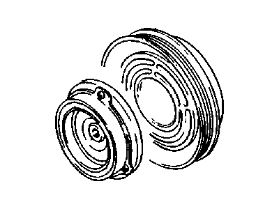 Chrysler 5017695AA PULLEY HUB KIT A/C Compressor