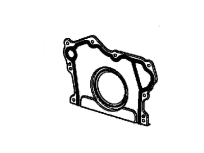 Dodge 68245707AD RETAINER AND SEAL Crankshaft Rear Oil