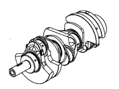Jeep Gladiator Crankshaft - 4893950AB