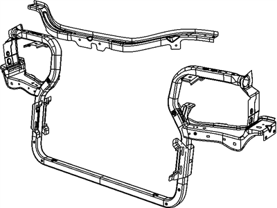 Jeep 5143322AE CROSSMEMBER Radiator