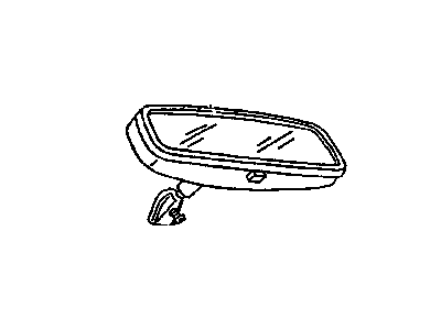 Dodge 55077468AA MIRROR Inside Rear View