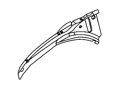 Chrysler 4724491AD BEAM Upper Load Path