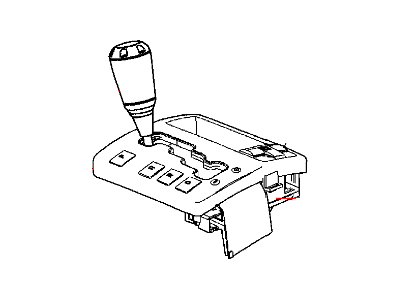Jeep 68004144AC PRND BEZEL Gear selector