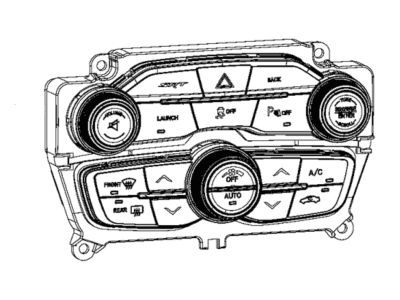 Dodge Challenger A/C Switch - 68293607AC