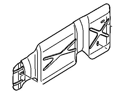 Ram 55398519AA SHIELD Fuel Tank Heat