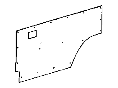 Dodge 1HD211E7AA PANEL Quarter Trim