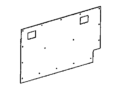Dodge 1HD241E7AA PANEL Quarter Trim